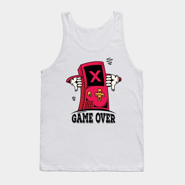 Game Over Tank Top by Diannas